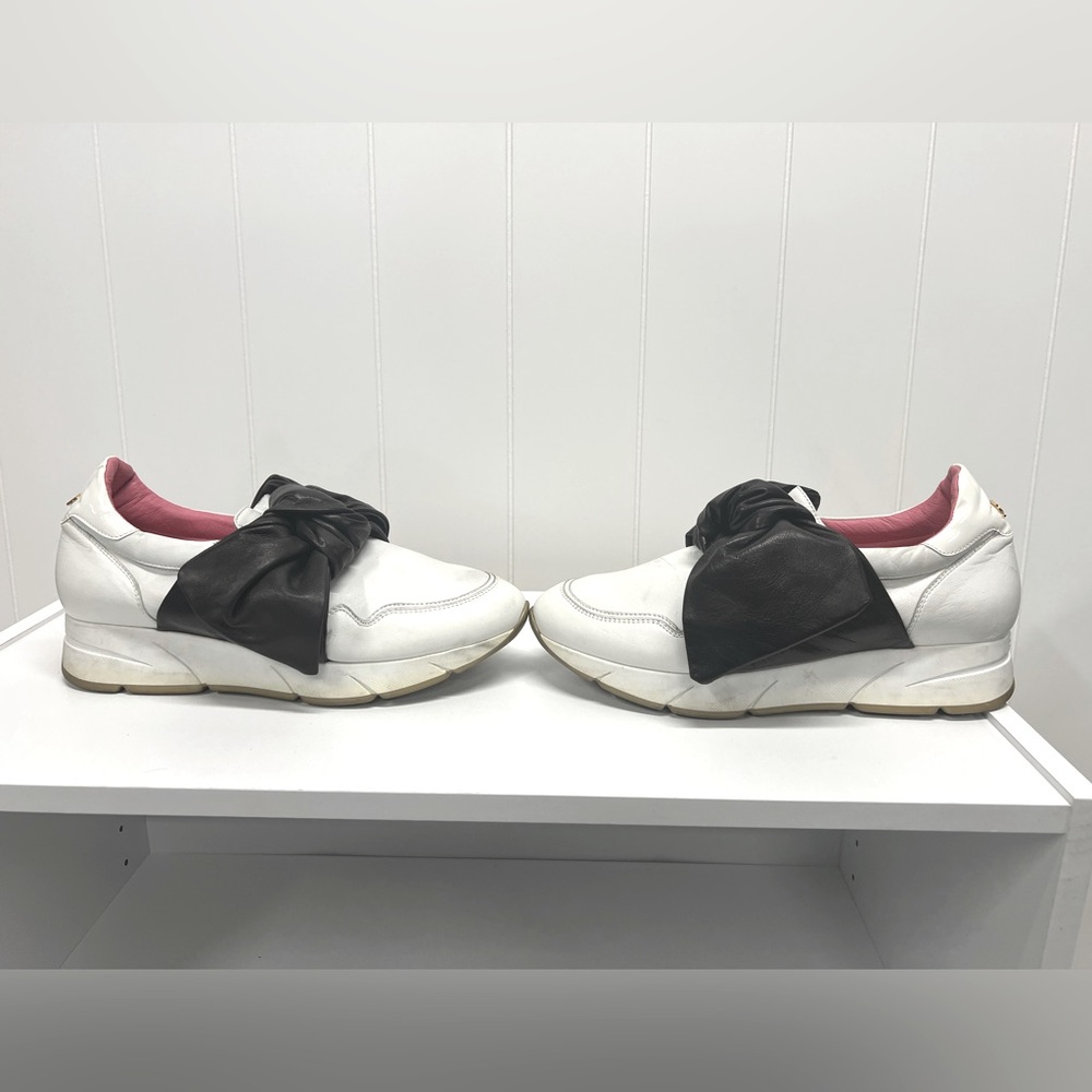 BLUMARINE Platform Sneakers with Bow